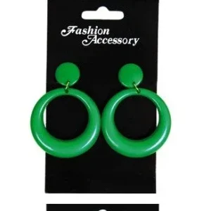 Pendientes de Flamenca en Rojo, Blanco y Verde
