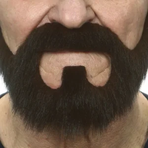 Barba Castaña Oscura Corta