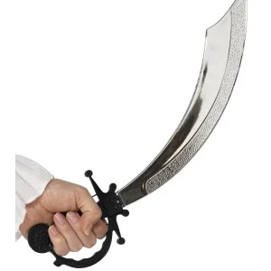 Espada Pirata con Empuñadura Negra o Dorada