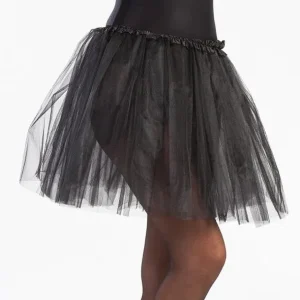 Tutú Negro Largo de 40cms para Mujer