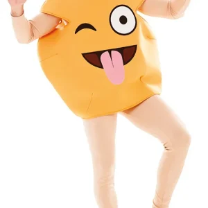 Disfraz de Emoticono Guiño y Lengua
