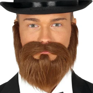 Barba Castaña con Bigote