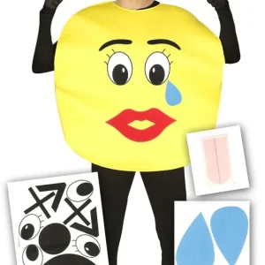 Disfraz de Emoticono con Múltiples Caras para Adulto