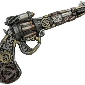 Pistola Steampunk con Engranajes