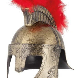 Casco de Soldado Griego con Penacho