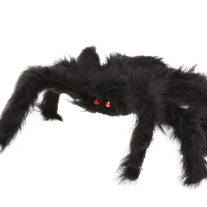 Araña Negra Peluda de Decoración