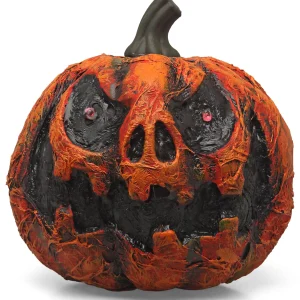 Calabaza Naranja Podrida con Luz