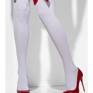 Medias Blancas con Lazo Rojo para Mujer