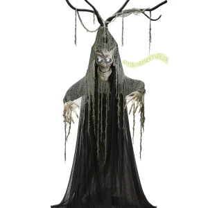 Árbol de Halloween con Luz, Sonido y Movimiento