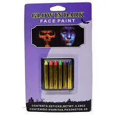 Crayones cara Glow in the dark